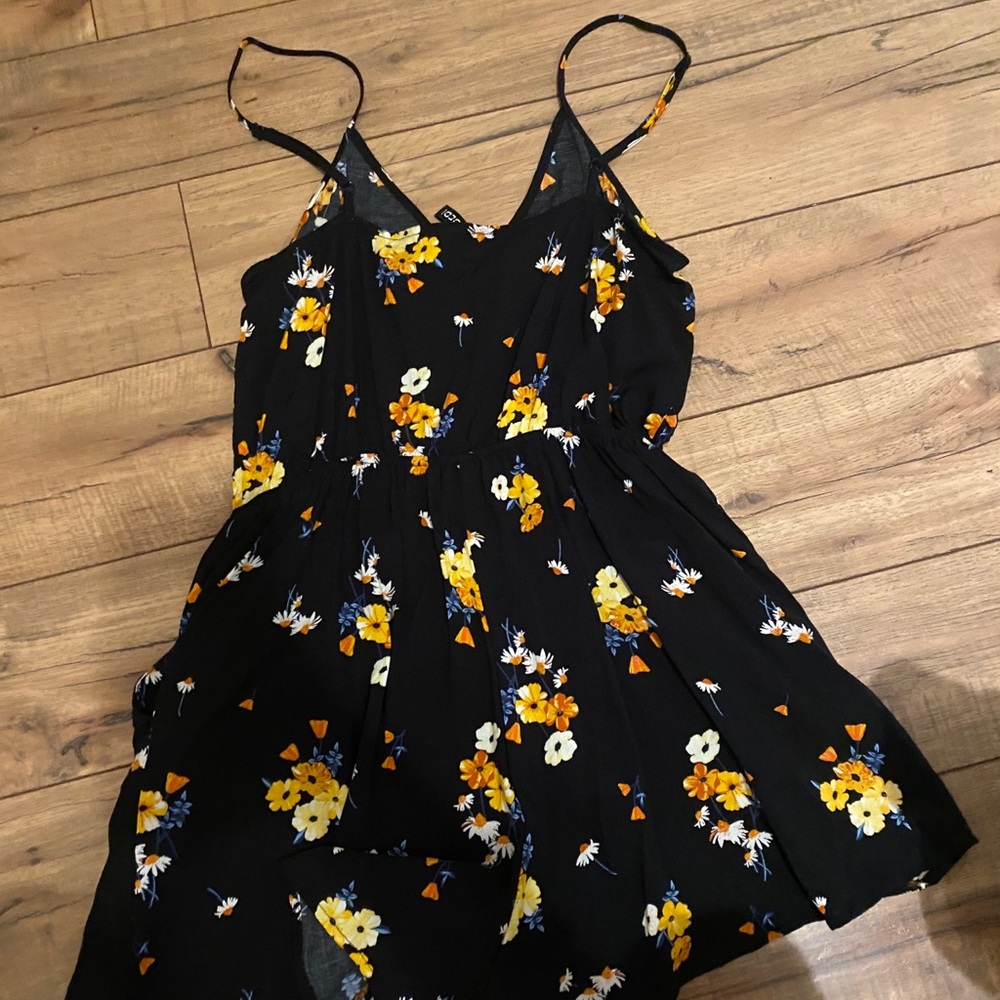 Black/floral romper from H&M